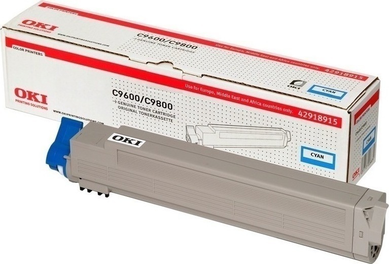 Compatible 42918915 OKI toner Cyan  for C9600